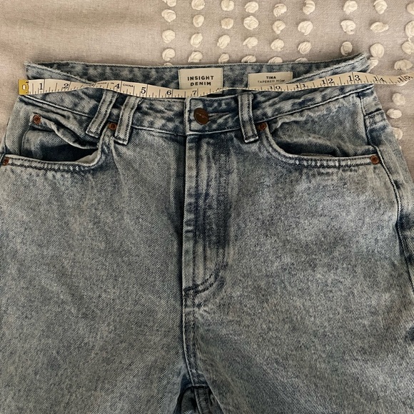 Insight Denim Tina tapered mom jean 100% cotton size 26 - Picture 6 of 9